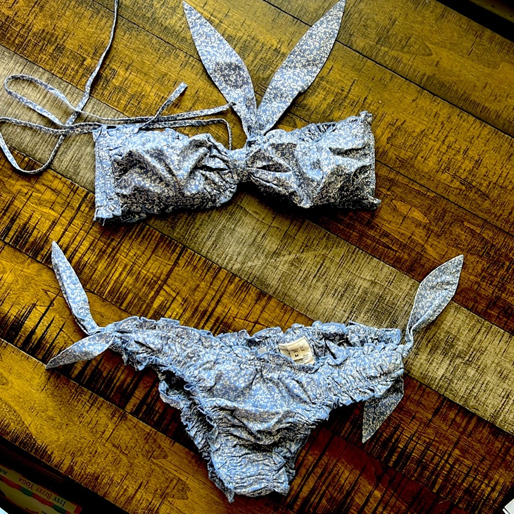 Dôen organic blue bikini